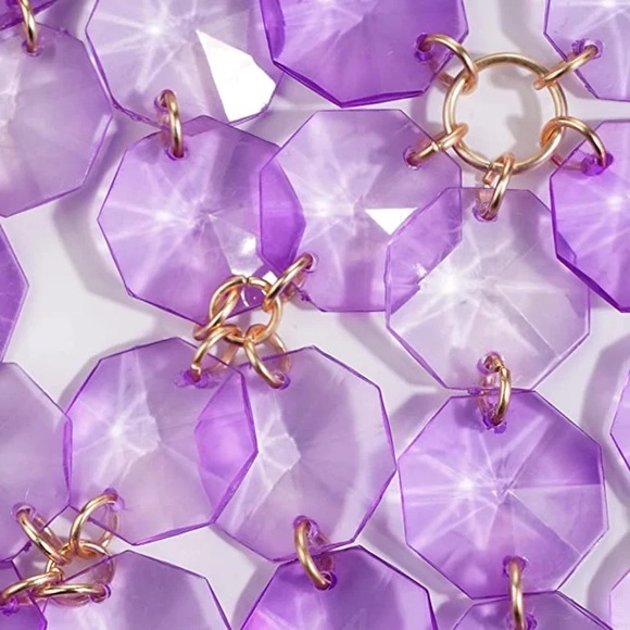 Amethyst Chained Body Jewelry - Picture 3 of 4